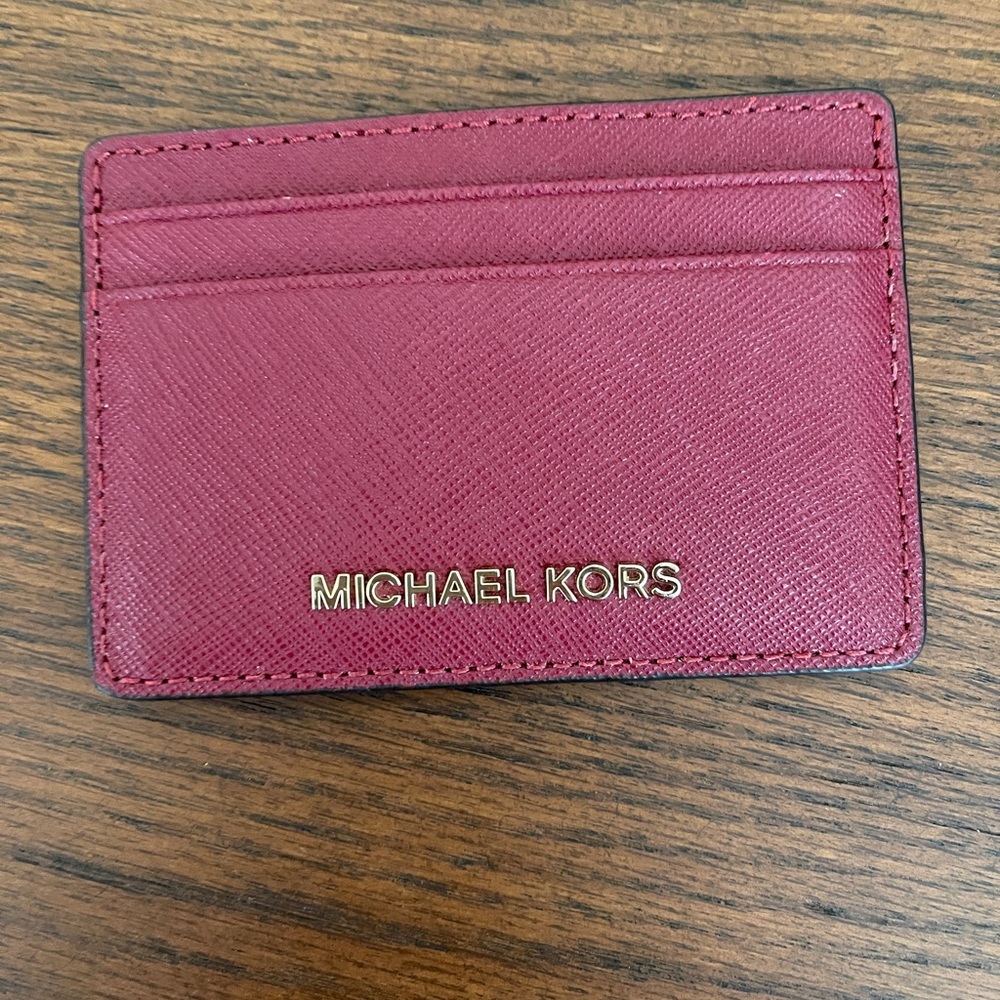 Michael Kors Leather Card Case